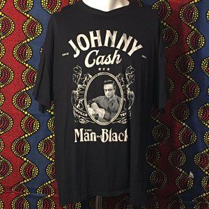 Johnny Cash - Man In Black - T-shirt - Black - 2XL
